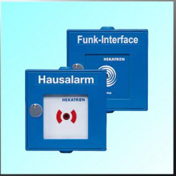 Hekatron Hausalarm Funkhandtaster und Funk-Interface Genius - 31-5000013-01-03